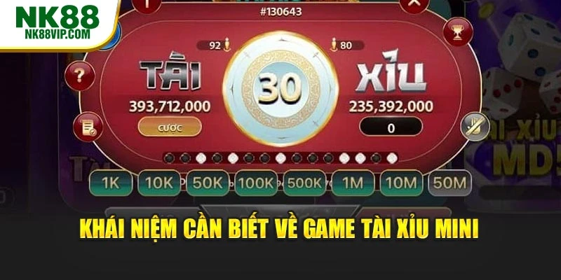 Khái niệm cần biết về game tài xỉu mini