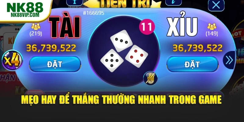 Mẹo hay để thắng thưởng nhanh trong game